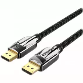 Кабель Vention DisplayPort-DisplayPort, 2 m, v1.4, Black (HCABH)