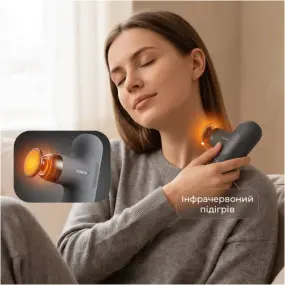 Перкусійний масажер RENPHO Mini Thermal Grey (R-WMG10-GY)
