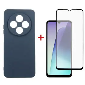 Чохол-накладка Dengos Carbon для Xiaomi Redmi 14C Blue (DG-KM-120)