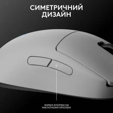 Мышь беспроводная Logitech G Pro 2 Lightspeed White (910-007302)