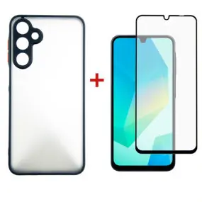 Чeхол-накладка Dengos Matt для Samsung Galaxy A16 SM-A165 Black (DG-KM-133)