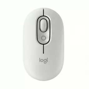 Мышь беспроводная Logitech Pop Mouse with Emoji Off-White (910-007411)