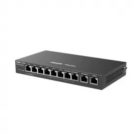 Маршрутизатор Ruijie Reyee RG-EG210G-P V3 (1xGE WAN, 3xGE WAN/PoE+ LAN, 6xGE PoE+ LAN, max PoE 110W, VPN, Ruijie cloud)
