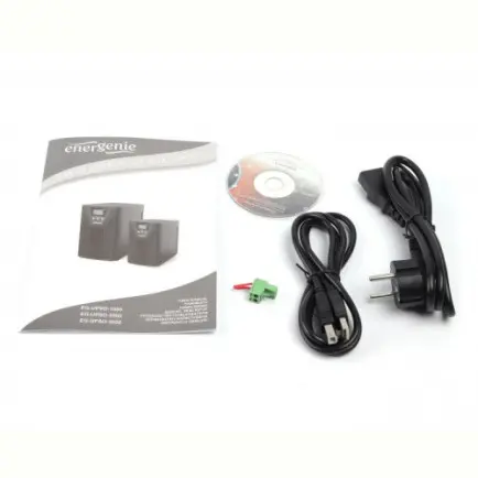 ИБП EnerGenie EG-UPSO-3000 3000VA, On-line, 3xIEC+2xSchuko, металл