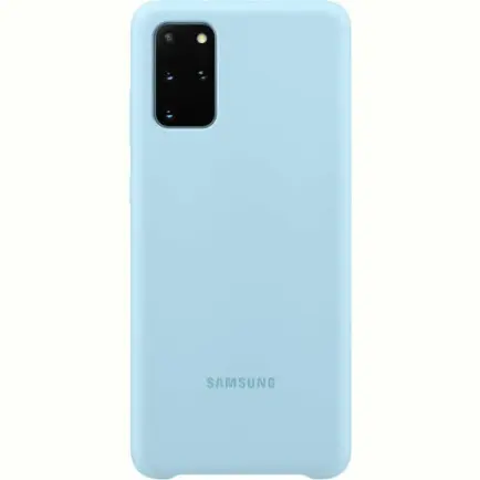 Чехол-накладка Samsung Silicone Cover для Samsung Galaxy S20+ SM-G985 Sky Blue (EF-PG985TLEGRU)