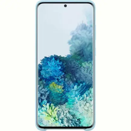 Чехол-накладка Samsung Silicone Cover для Samsung Galaxy S20+ SM-G985 Sky Blue (EF-PG985TLEGRU)