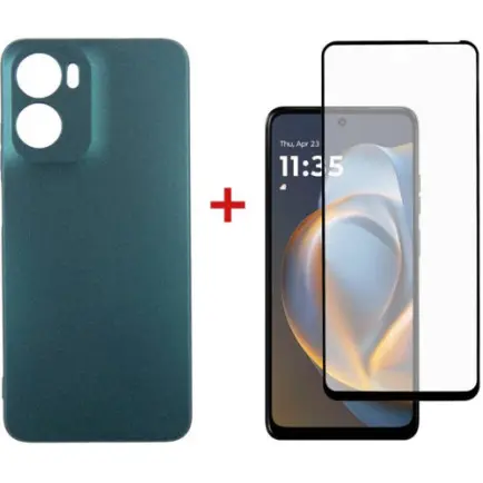 Чeхол-накладка Dengos для Motorola G05 Green Full Glue (DG-KM-148)
