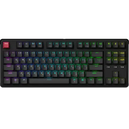 Клавіатура бездротова Keychron C3 Max Super Red Switch Black RGB (C3M-H1-UA)