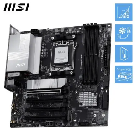 Материнская плата MSI Pro B850M-P WiFi Socket AM5