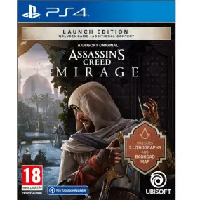 Игра Assassin`s Creed Mirage Launch Edition для Sony PlayStation 4, Russian Subtitles, Blu-ray (3307216258018)