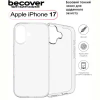 Чeхол-накладка BeCover для Apple iPhone 17 Transparancy (713757)