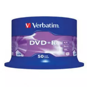 DVD+R 4.7GB VERBATIM  Cake Box (43550)