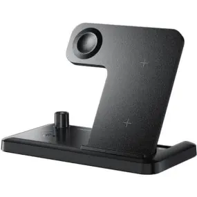 Бездротовий зарядний пристрій Essager Jiecheng 4 in 1 15W Black (EWXZM-JC01-Z)