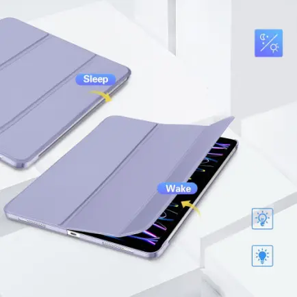 Чeхол-книжка BeCover Tri Fold Hard для Apple iPad Pro 12.9 2020/2021/2022 Purple (711722)