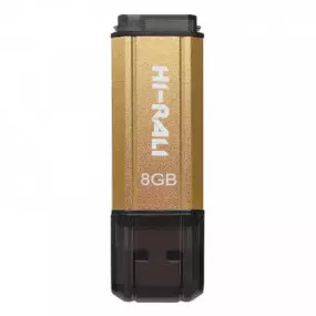 Флеш-накопитель USB 8GB Hi-Rali Stark Series Gold (HI-8GBSTGD)