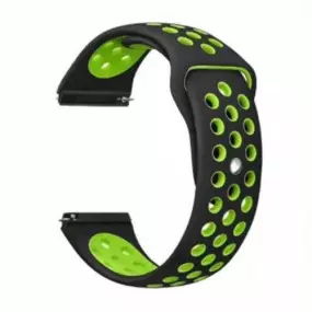 Ремешок BeCover Nike Style для Xiaomi Amazfit Bip/Bip Lite/Bip S Lite/GTR 42mm/GTS/TicWatch S2/TicWatch E Black-Green (705703)