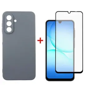 Чeхол-накладка Dengos Carbon для Samsung Galaxy A17 Grey (DG-KM-161)