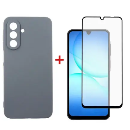 Чeхол-накладка Dengos Carbon для Samsung Galaxy A17 Grey (DG-KM-161)