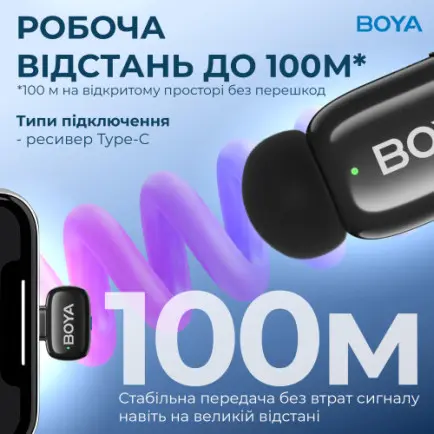 Мікрофон BOYA mini-23 Type-C Black