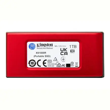 Накопитель внешний SSD Portable 1ТB Kingston SXS1000 Red (SXS1000R/1000G)