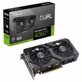 Відеокарта GF RTX 4060 Ti  16GB GDDR6 Dual EVO Asus (DUAL-RTX4060TI-16G-EVO)