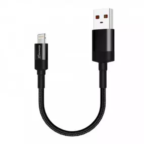 Кабель Grand-X USB-Lightning, Cu, 0.2м, Power Bank, Black (FM-20L)