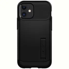 Чeхол-накладка Spigen Slim Armor для Apple iPhone 12 Mini Black (ACS01545)