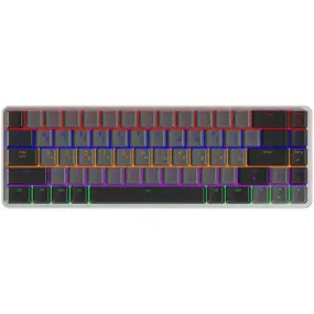 Клавиатура беспроводная GamePro MK122R Red Swich Low Profile Wireless Dark Gray