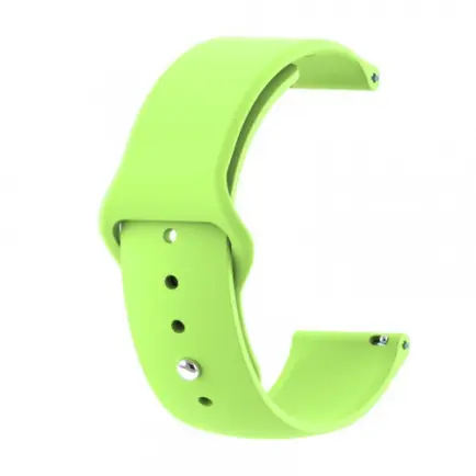 Силиконовый ремешок BeCover для Xiaomi Amazfit Bip/Bip Lite/Bip S Lite/GTR 42mm/GTS/TicWatch S2/TicWatch E Lime (706203)