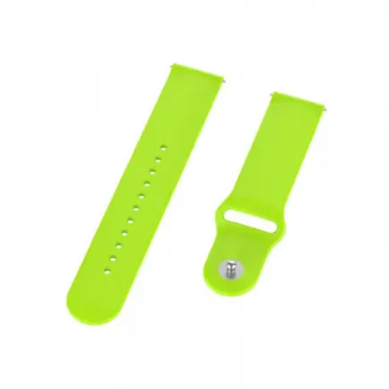 Силиконовый ремешок BeCover для Xiaomi Amazfit Bip/Bip Lite/Bip S Lite/GTR 42mm/GTS/TicWatch S2/TicWatch E Lime (706203)