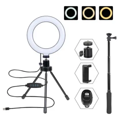 Кольцевая USB LED-лампа Zomei MY100 (kit3)