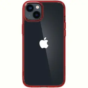 Чохол-накладка Spigen Ultra Hybrid для Apple iPhone 14 Red Crystal (ACS05042)