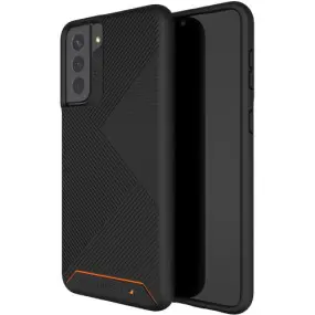 Чeхол-накладка Zagg Gear4 Denali для Samsung Galaxy S21 SM-G991 Black/Red (702007299 / 702007459)