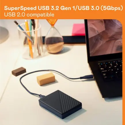 Внешний жесткий диск 2.5" USB 6.0TB WD My Passport Black (WDBR9S0060BBK-WESN)