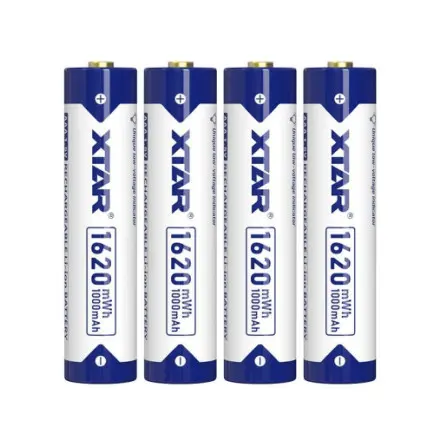 Аккумулятор XTAR AAA/LR03 Li-ion 1000 mAh 4 шт.