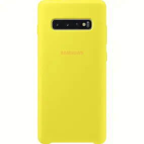 Чехол-накладка Samsung Silicone Cover для Samsung Galaxy S10+ SM-G975 Yellow (EF-PG975TYEGRU)