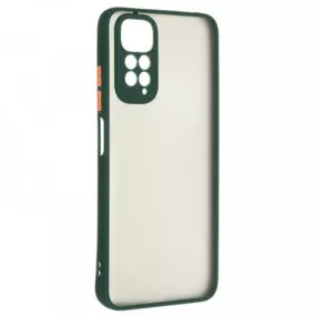 Чехол-накладка Armorstandart Frosted Matte для Xiaomi Redmi Note 11/Note 11s Dark Green (ARM66738)