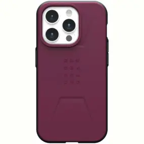 Чeхол-накладка Urban Armor Gear Civilian Magsafe для Apple iPhone 15 Pro Max Bordeaux (114295119049)