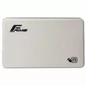 Внешний карман Frime SATA HDD/SSD 2.5", USB 2.0, Plastic, White (FHE11.25U20)