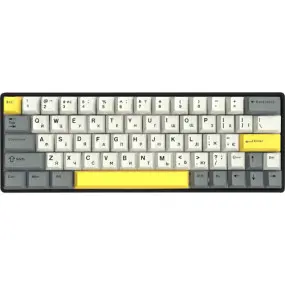 Клавіатура бездротова Epomaker EP64 60% Mulan Switch Hot-Swap (2.4G/BT/USB)