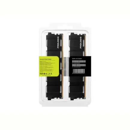 Модуль пам`ятi DDR5 2x16GB/6000 Prologix Black (PRO32GB6000B5K)