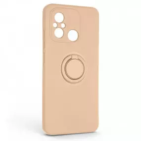 Чохол-накладка Armorstandart Icon Ring для Xiaomi Redmi 12C Pink Sand (ARM68794)