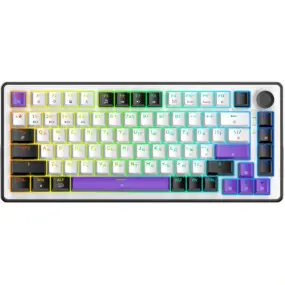 Клавіатура бездротова Hator Hellyberry HK75 Wireless White/Violet