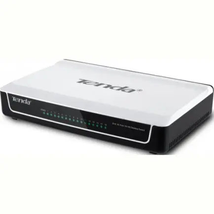 Комутатор TENDA S16 16-port 10/100 desktop case