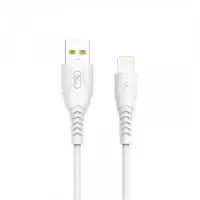 Кабель SkyDolphin S08L USB - Lightning 1м, White (USB-000560)