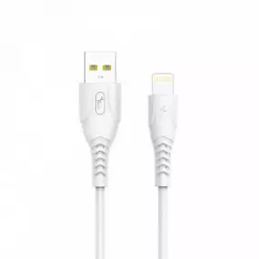 Кабель SkyDolphin S08L USB - Lightning 1м, White (USB-000560)