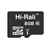 Карта памяти MicroSDHC   8GB UHS-I Class 10 Hi-Rali (HI-8GBSD10U1-00)