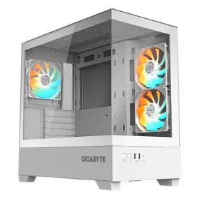 Корпус Gigabyte C201 Panoramic Tempered Glass Ice  без БП (GB-C201PI)