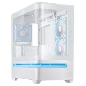 Корпус Asus Prime AP202 ARGB Tempered Glass White без БЖ (90DC00P3-B19000)