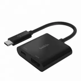 Адаптер Belkin USB Type-C - HDMI+USB Type-C (M/F)